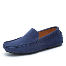 Load image into Gallery viewer, Summer Men Loafers Genuine Leather Casual Shoes Fashion Slip On Driving Shoes