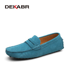Load image into Gallery viewer, Moccasins Men Loafers High Quality Genuine Leather Shoes Men Flats Lightweight Driving Shoes