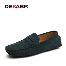 Load image into Gallery viewer, Moccasins Men Loafers High Quality Genuine Leather Shoes Men Flats Lightweight Driving Shoes
