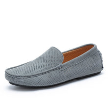 Load image into Gallery viewer, Summer Men Loafers Genuine Leather Casual Shoes Fashion Slip On Driving Shoes