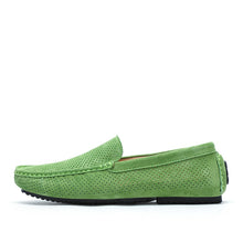 Load image into Gallery viewer, Summer Men Loafers Genuine Leather Casual Shoes Fashion Slip On Driving Shoes