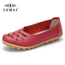 Load image into Gallery viewer, 2017 Mother summer 35~44 genuine leather women shoes lady flats woman sandals female ballet dance shoes woman loafers moccasins
