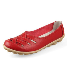 Load image into Gallery viewer, 2017 Mother summer 35~44 genuine leather women shoes lady flats woman sandals female ballet dance shoes woman loafers moccasins