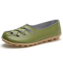 Load image into Gallery viewer, Women flat 2018 fashion PU leather shoes woman summer hollow out loafers mother women sandals ladies shoes plus size