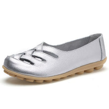 Load image into Gallery viewer, Women flat 2018 fashion PU leather shoes woman summer hollow out loafers mother women sandals ladies shoes plus size